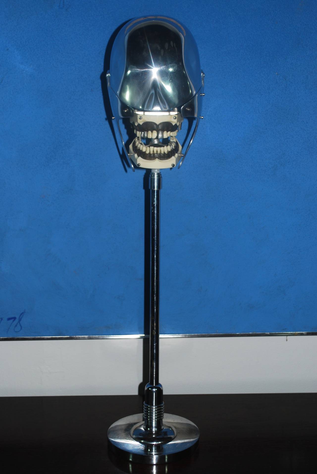 North American Machine Age Medical Scull Model, 1940s For Sale