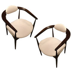 Pair of Adrian Pearsall Armchairs