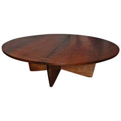 Rare George Nakashima Coffee Table in Indian Laurel, 1969 9