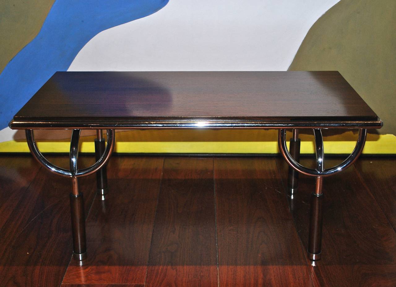 Chrome Rare Pair of Aimaro Isola and Roberto Gabetti Cocktail or Side Tables