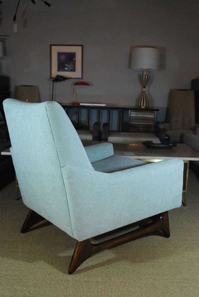 Walnut Pair of Adrian Pearsall Lounge Chairs