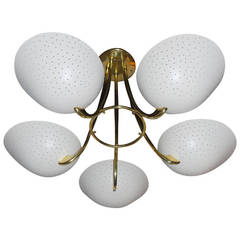 Mid-Century Modern Italian Chandelier