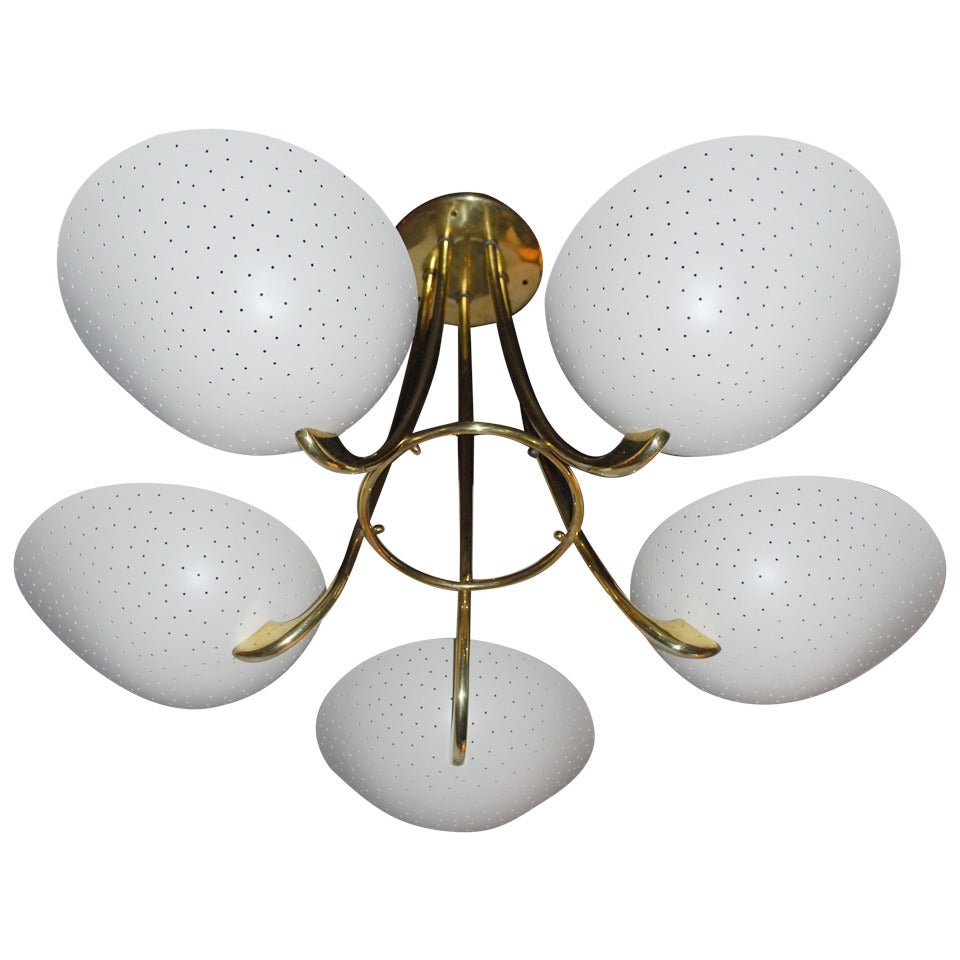 Mid-Century Modern Italian Chandelier