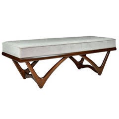 Adrian Pearsall Style Sculptural Bench