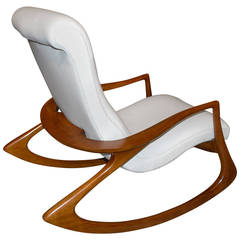 Vladimir Kagan "Contour" Chair in Leather