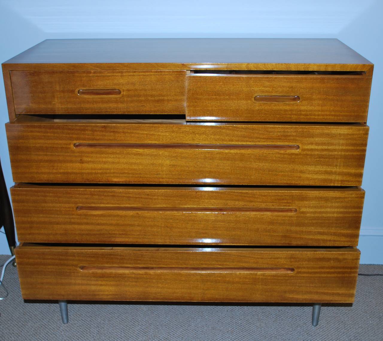 American Pair of Gentleman's Chests by Edward Wormley for Dunbar Model No. 4450