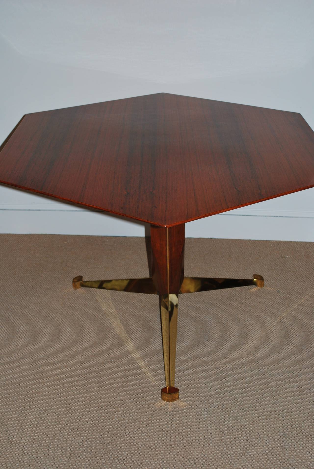 Grand Center Hall, Rosewood Table by Giulio Moscateli, Italy - 1950s  3