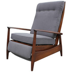 Scandinavian Reclining Lounge Chair