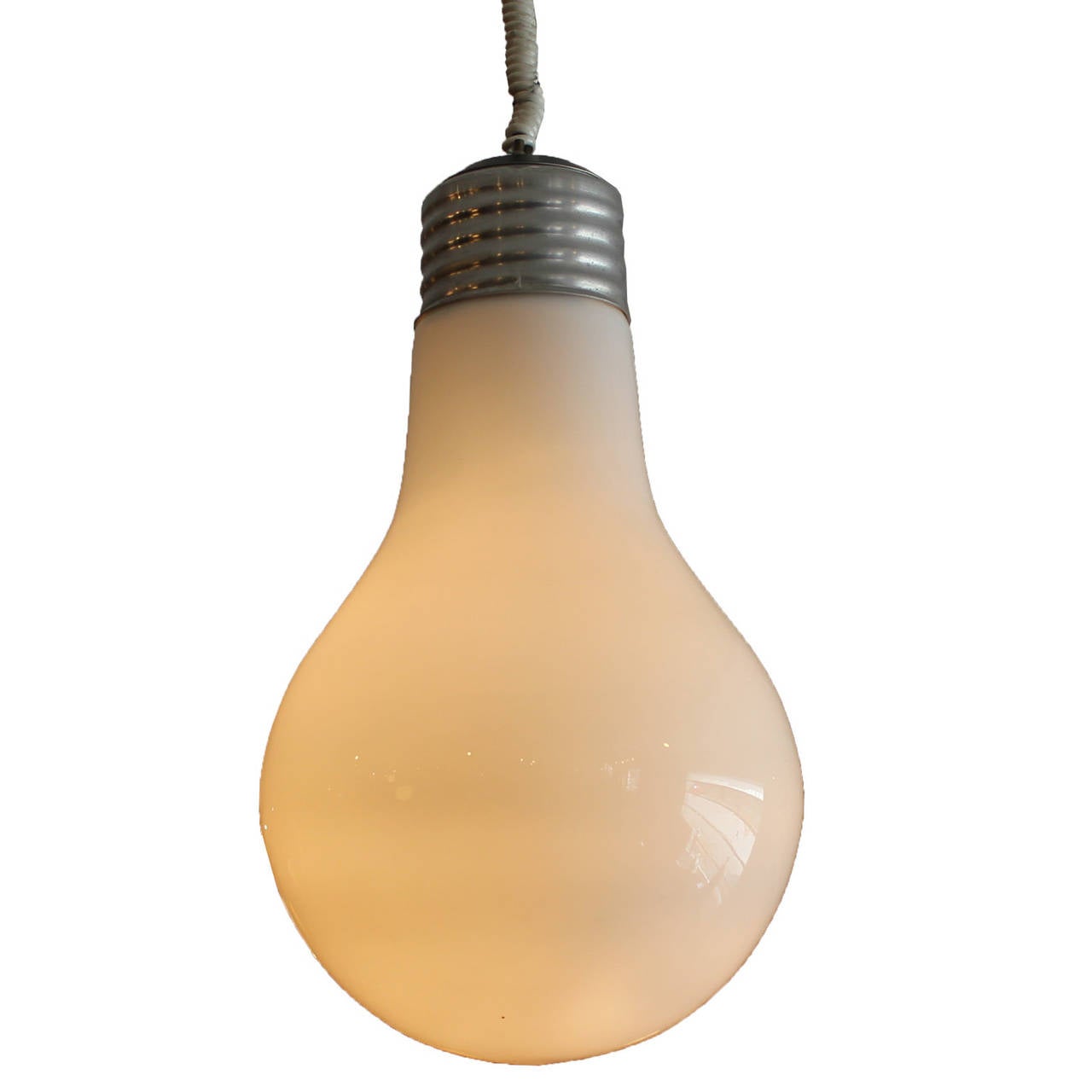 giant light bulb ceiling pendant