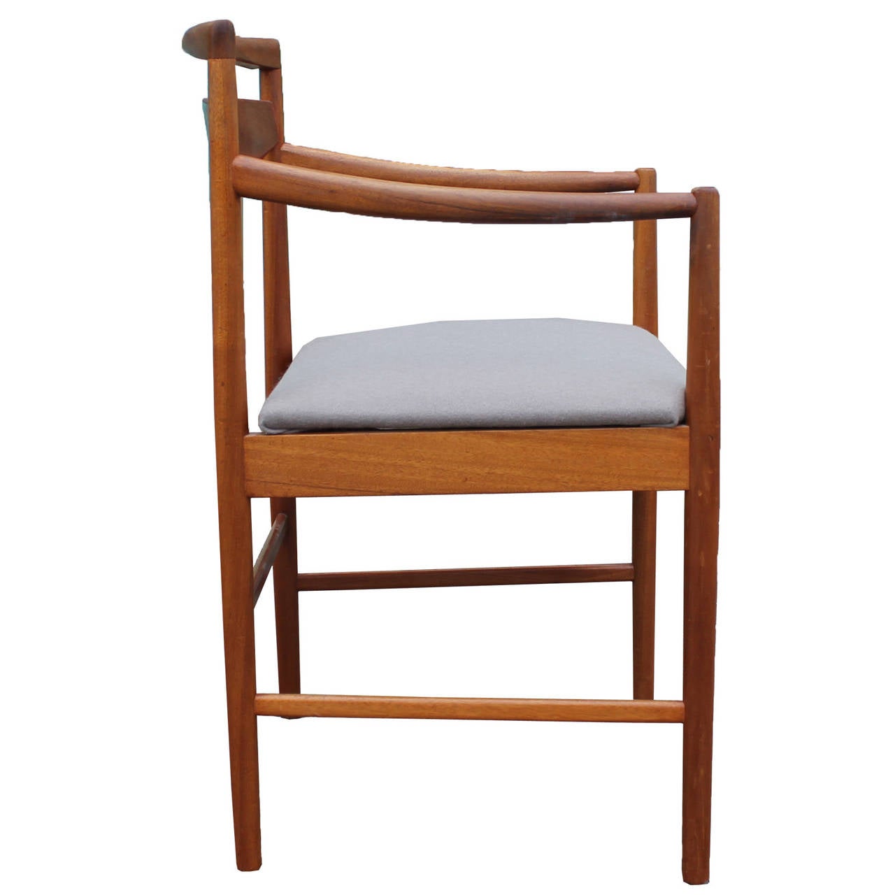 Mid-Century Modern Set of Twelve Solid Teak McIntosh Dining Chairs