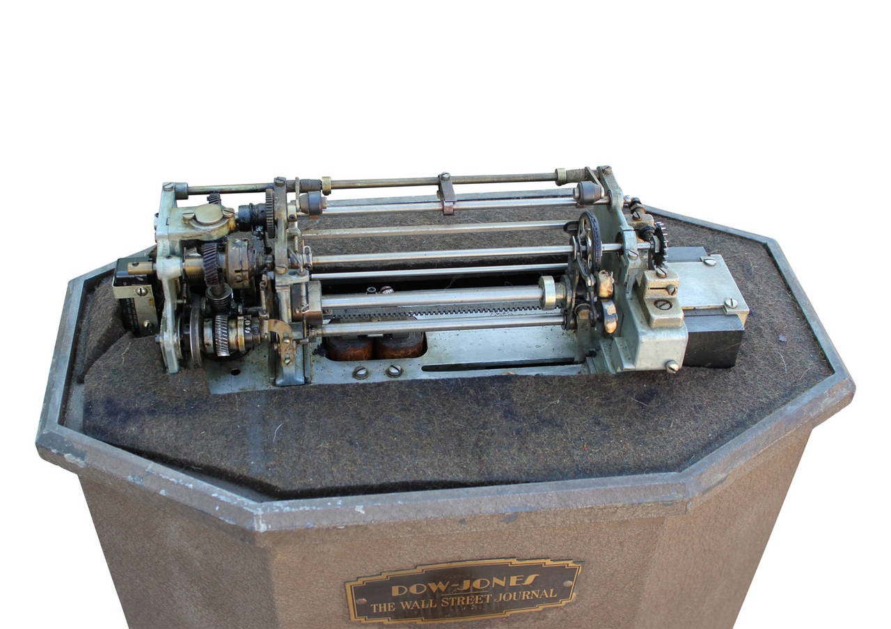 antique stock ticker machine for sale