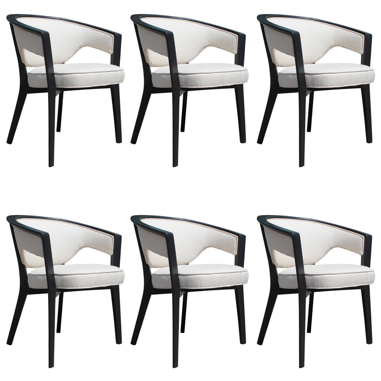 Six Stunning Harvey Probber Style Armchairs