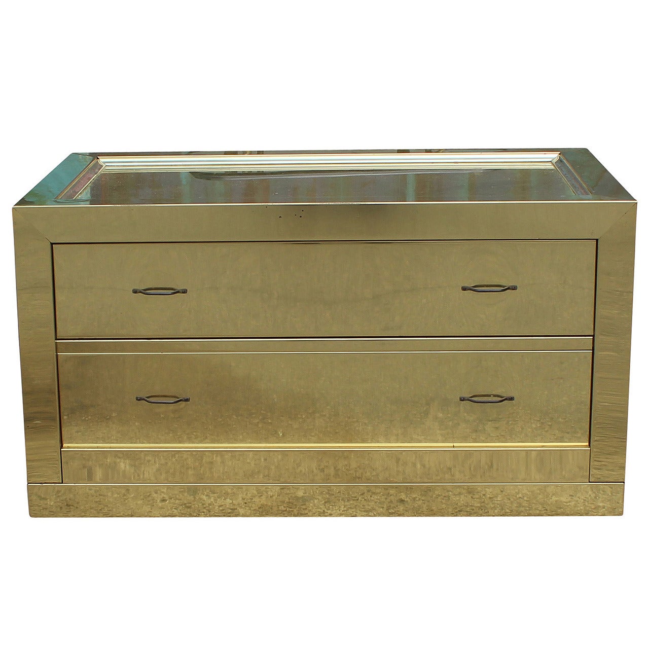 Small Luxe Brass Sarried Style Chest