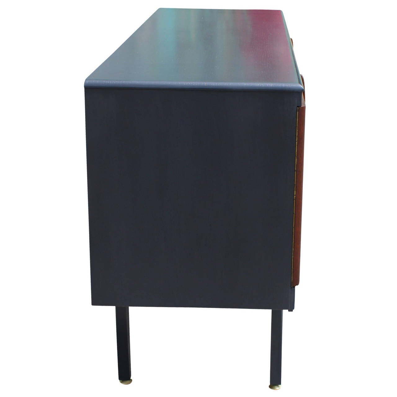 Superb Small Two-Tone Grey Sideboard For Sale at 1stdibs