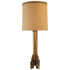 Monumental Brass James Mont Style Lamp Monumental Brass James Mont Style Lamp