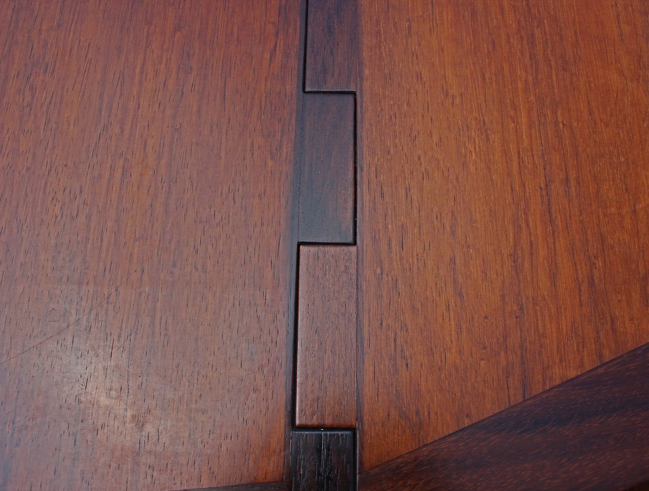 Table de salle à manger Gateleg en bois de rose Kurt Ostervig
