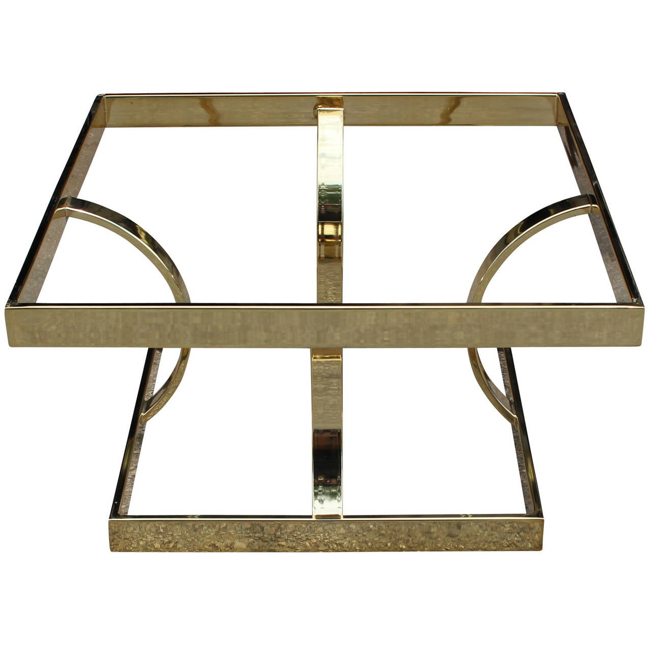 Polished Brass Table Base at 1stDibs