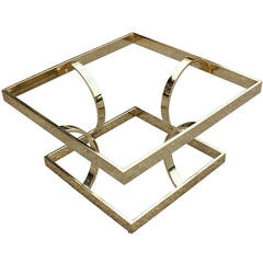 Polished Brass Table Base