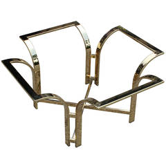 Great Polished Brass Table Base