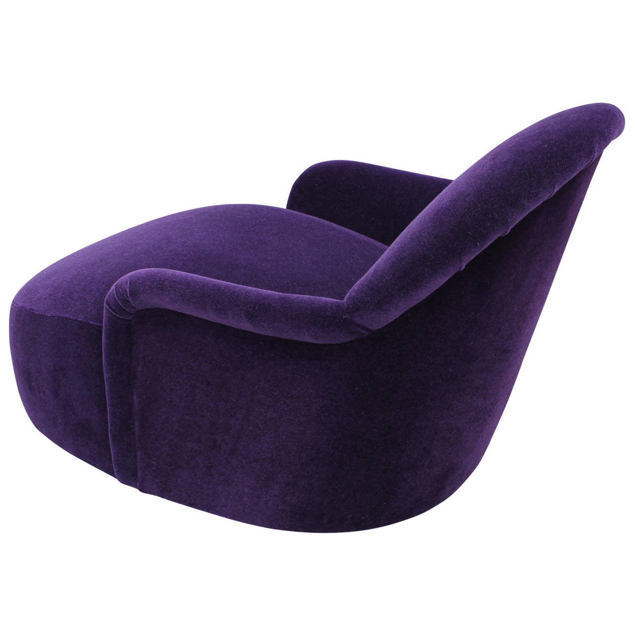 purple chaise lounge