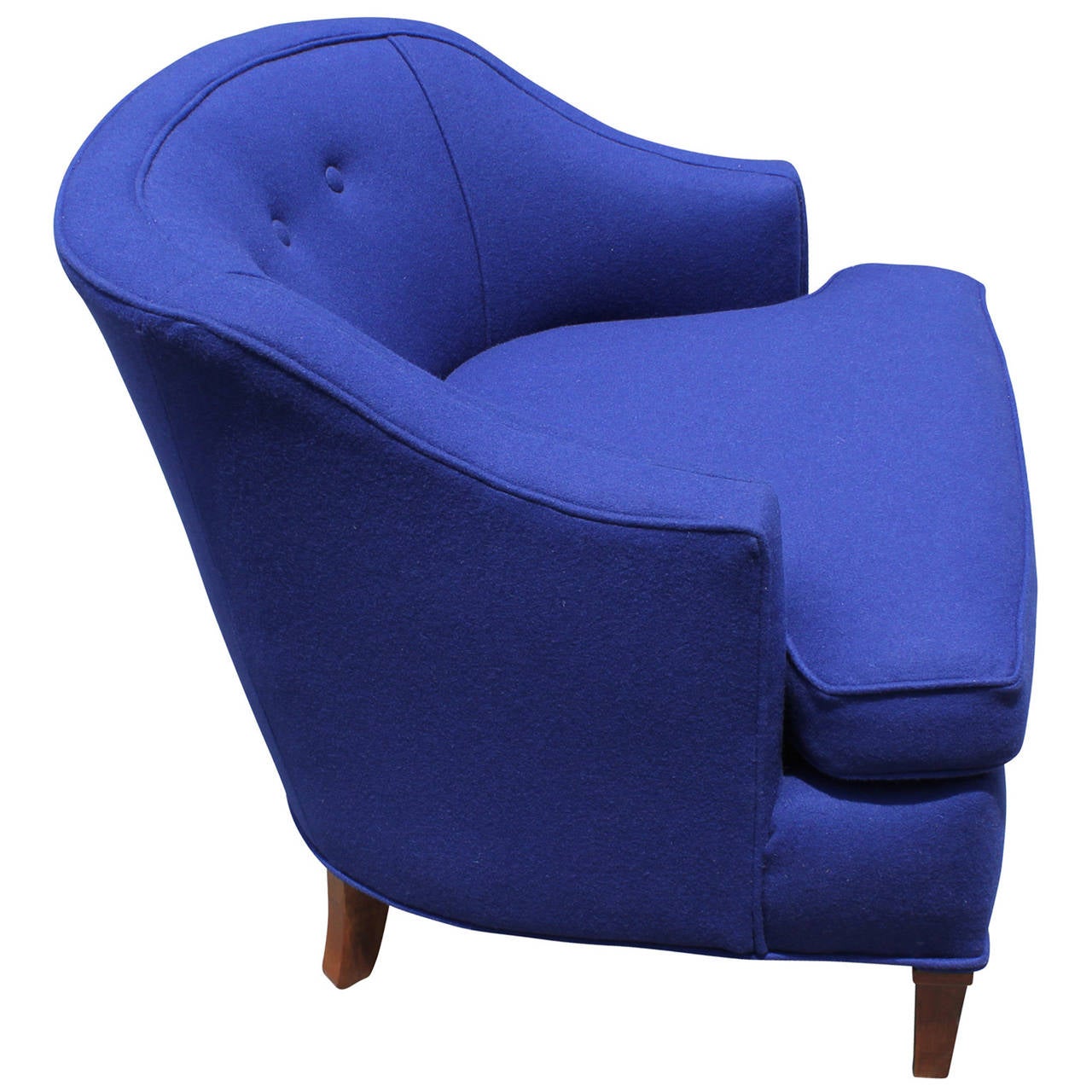 American Deep Blue Restored Club or Lounge Chairs