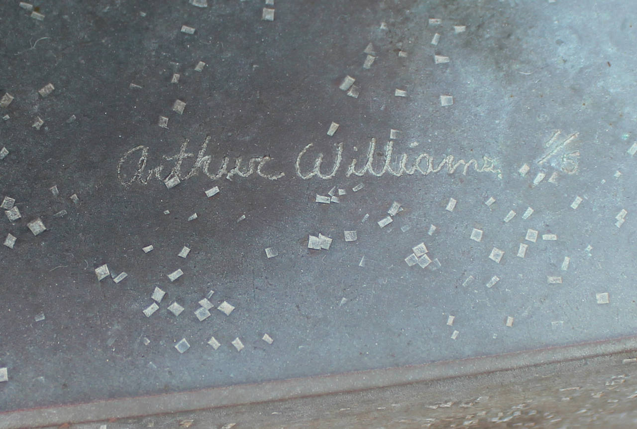 Abstract Bronze Sculpture by Arthur Williams 2