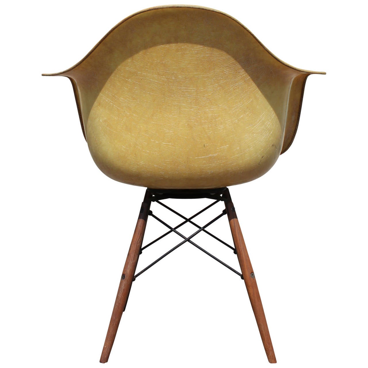 American Zenith Rope Edge Swivel PAW Armchair by Charles and Ray Eames