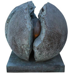 Abstract Bronze Sculpture by Arthur Williams