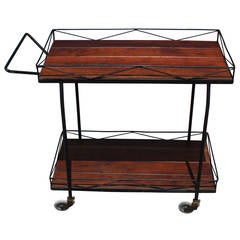 WIre Tony Paul Industrial Style Bar Cart