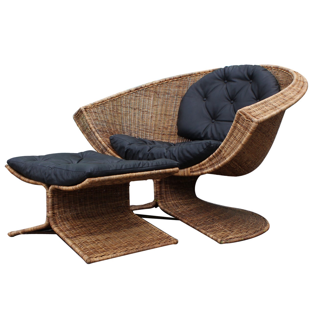Lotus Chair and Ottoman by Miller Yee Fong for Tropi-Cal