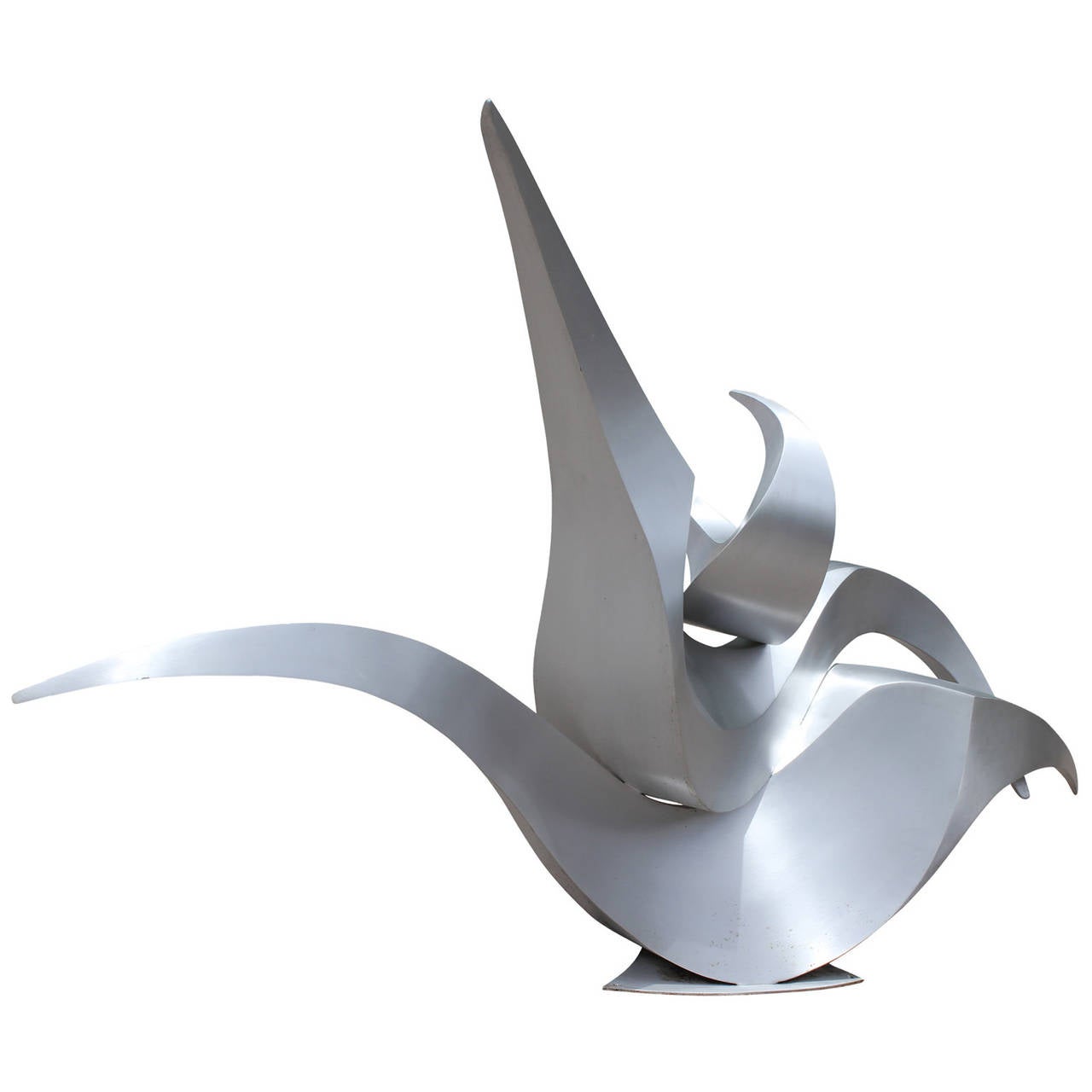 monumental stainless steel organic sculpture at 1stdibs monumental stainless steel organic sculpture at 1stdibs