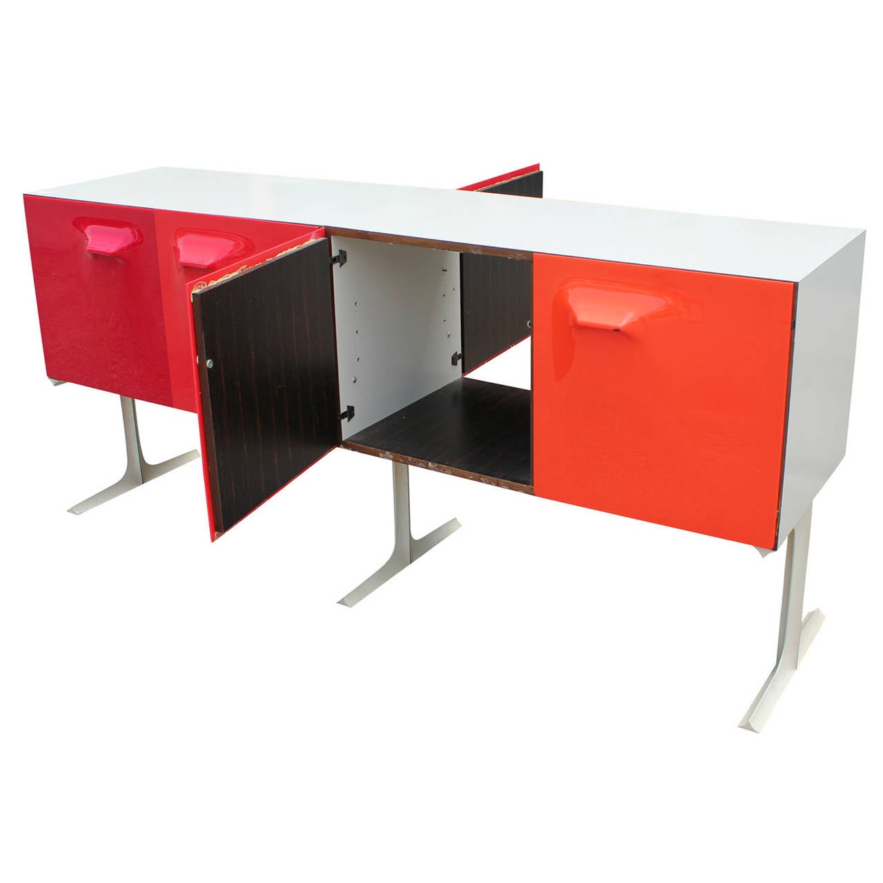 Mid-20th Century Double Sided DF-2000 Cabinet or Sideboard by Raymond Loewy