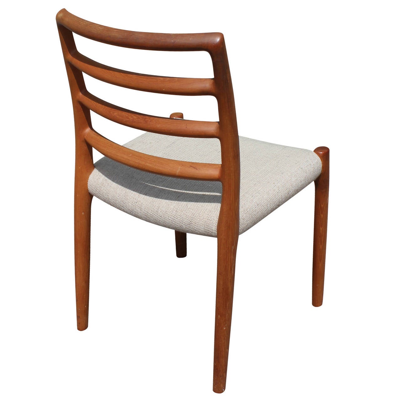 Mid-20th Century Lovely Set of Four Teak JL Moller Danish Dining Chairs