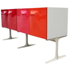 Retro Double Sided DF-2000 Cabinet or Sideboard by Raymond Loewy