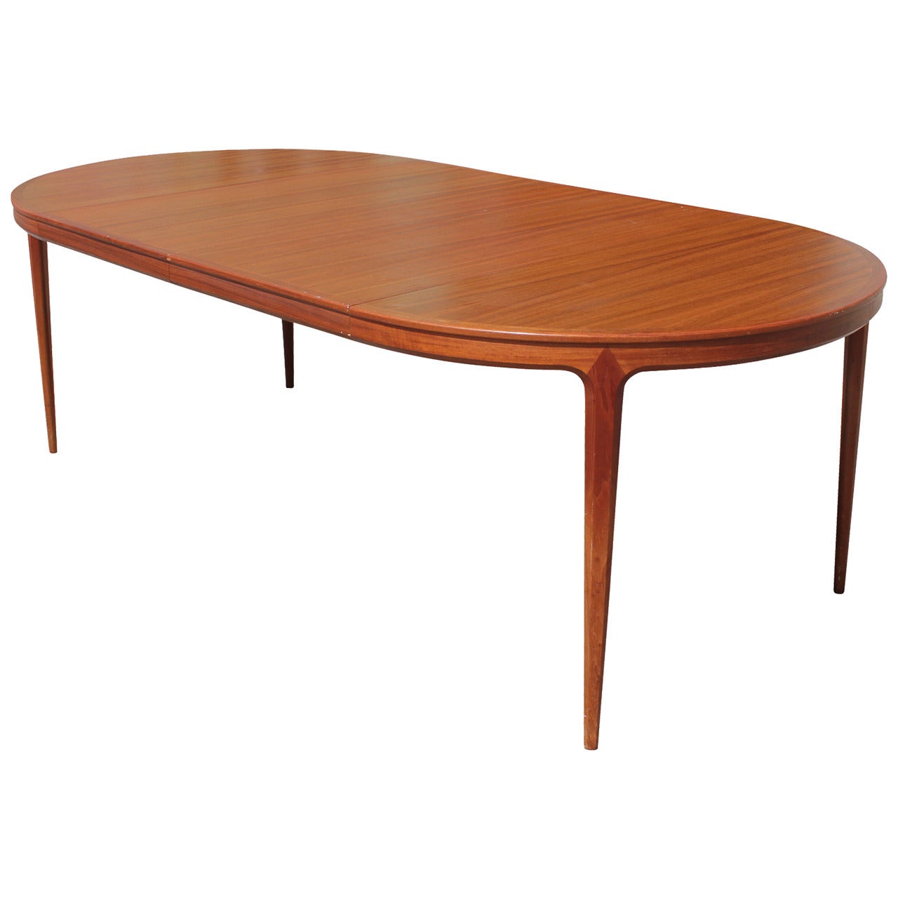 Swedish Teak Dining Table by B. Fridhagen for Bodafors