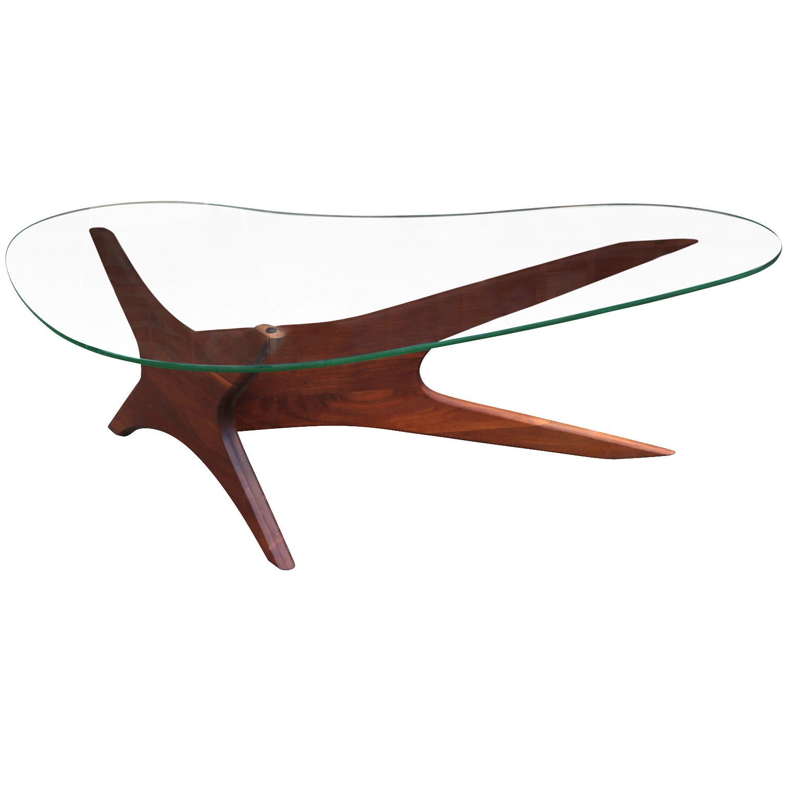 Adrian Pearsall Organic Biomorphic Walnut Table