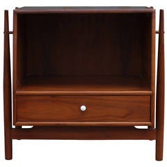 Kipp Stewart for Drexel Walnut Nightstand