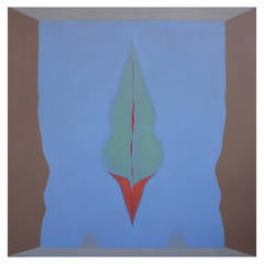 Large Bold Abstract David Folkman Painting 12