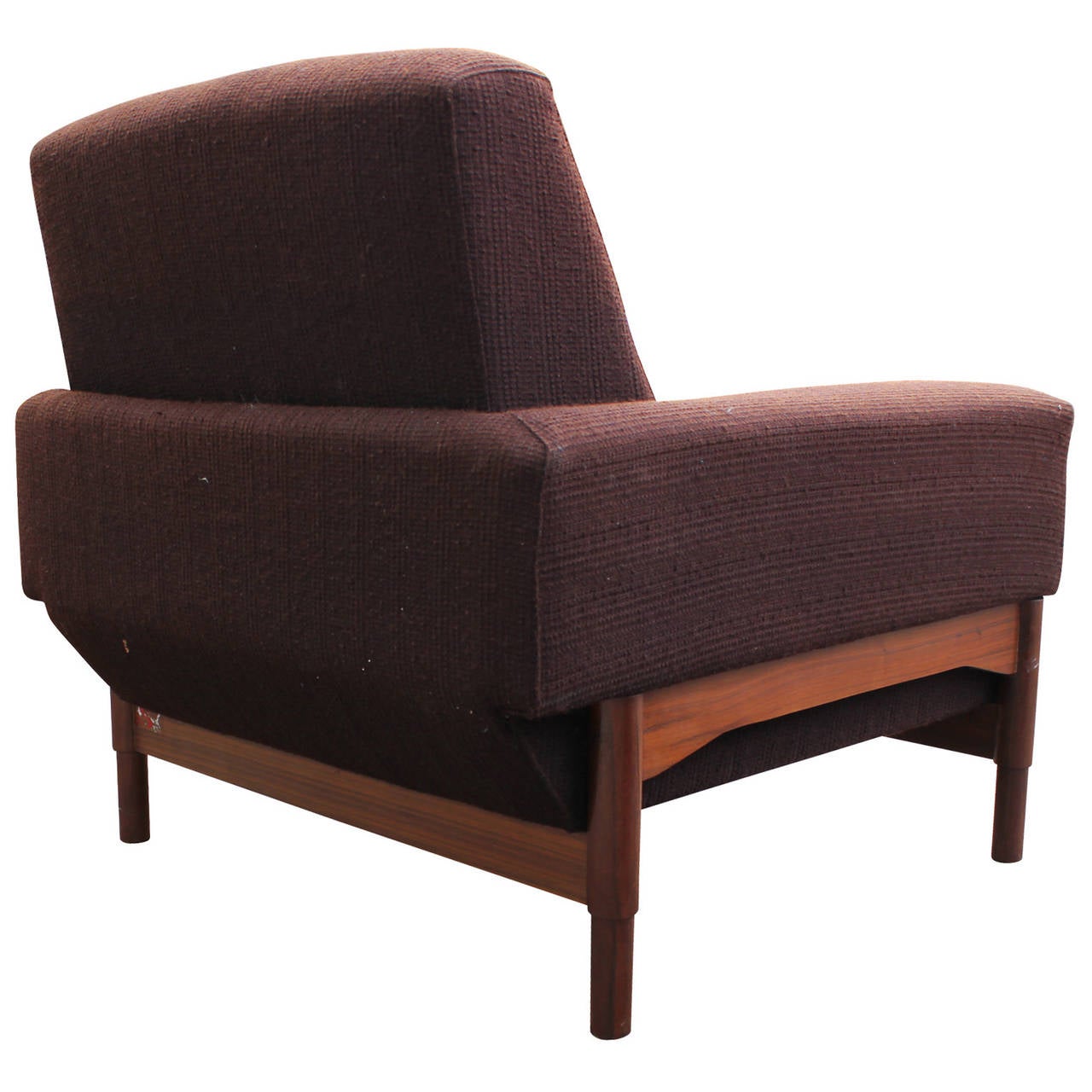 Mid-20th Century Great Pair of Mid-Century Modern Sculptural Saporiti Lounge Chairs
