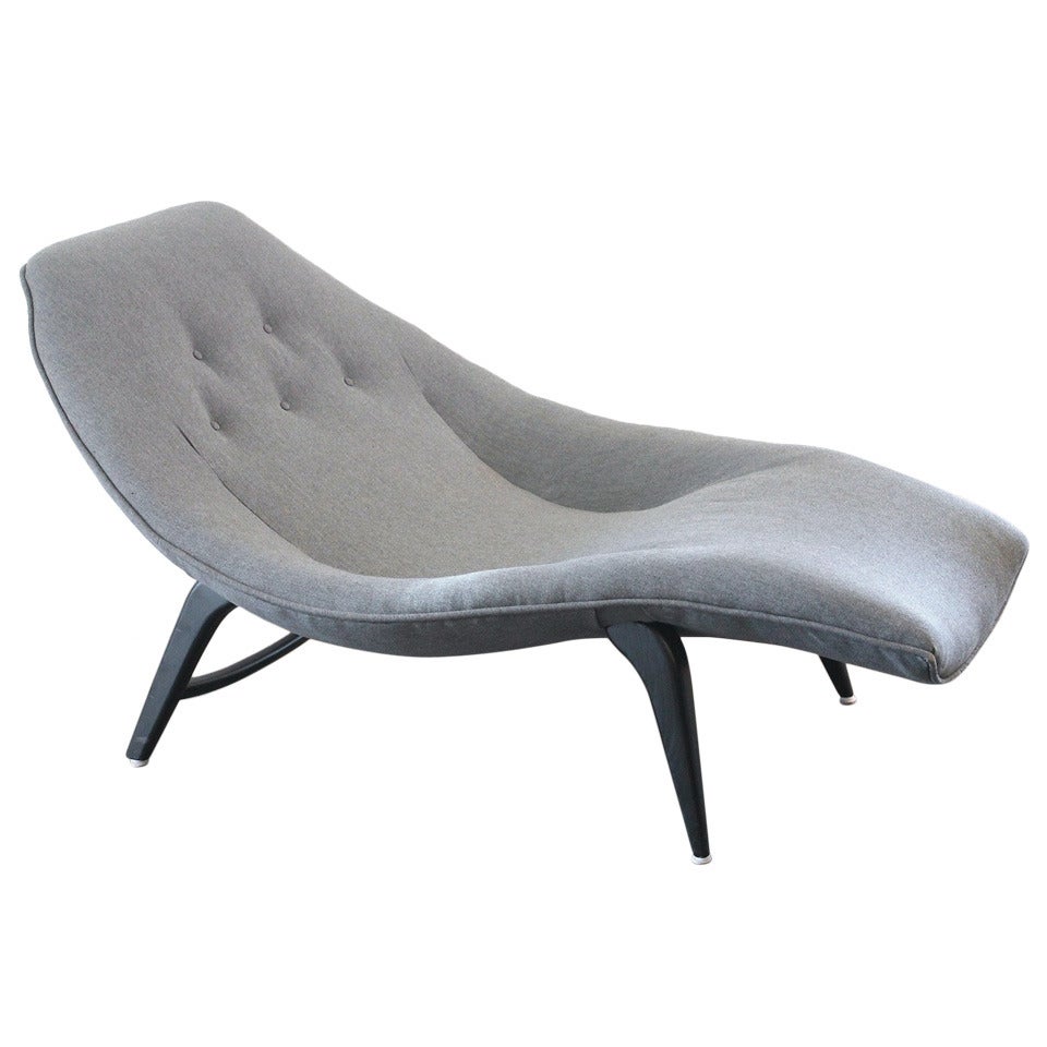 Unusual Sculptural Chaise Lounge Chair