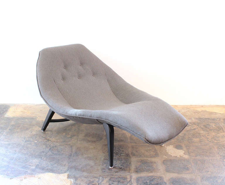 Unusual Sculptural Chaise Lounge Chair at 1stDibs unique chaise