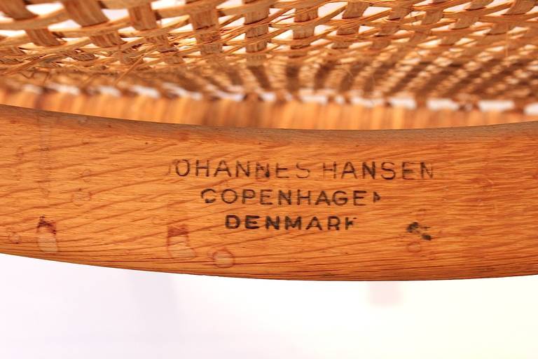 Scandinavian Modern Set of Four Hans Wegner Chairs for Johannes Hansen