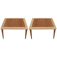 Pair of Mid Century Modern Side Tables by Robsjohn-Gibbings for Widdicomb