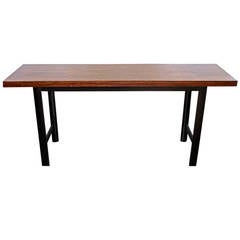 Harvey Probber Rosewood Flip Top Console Table