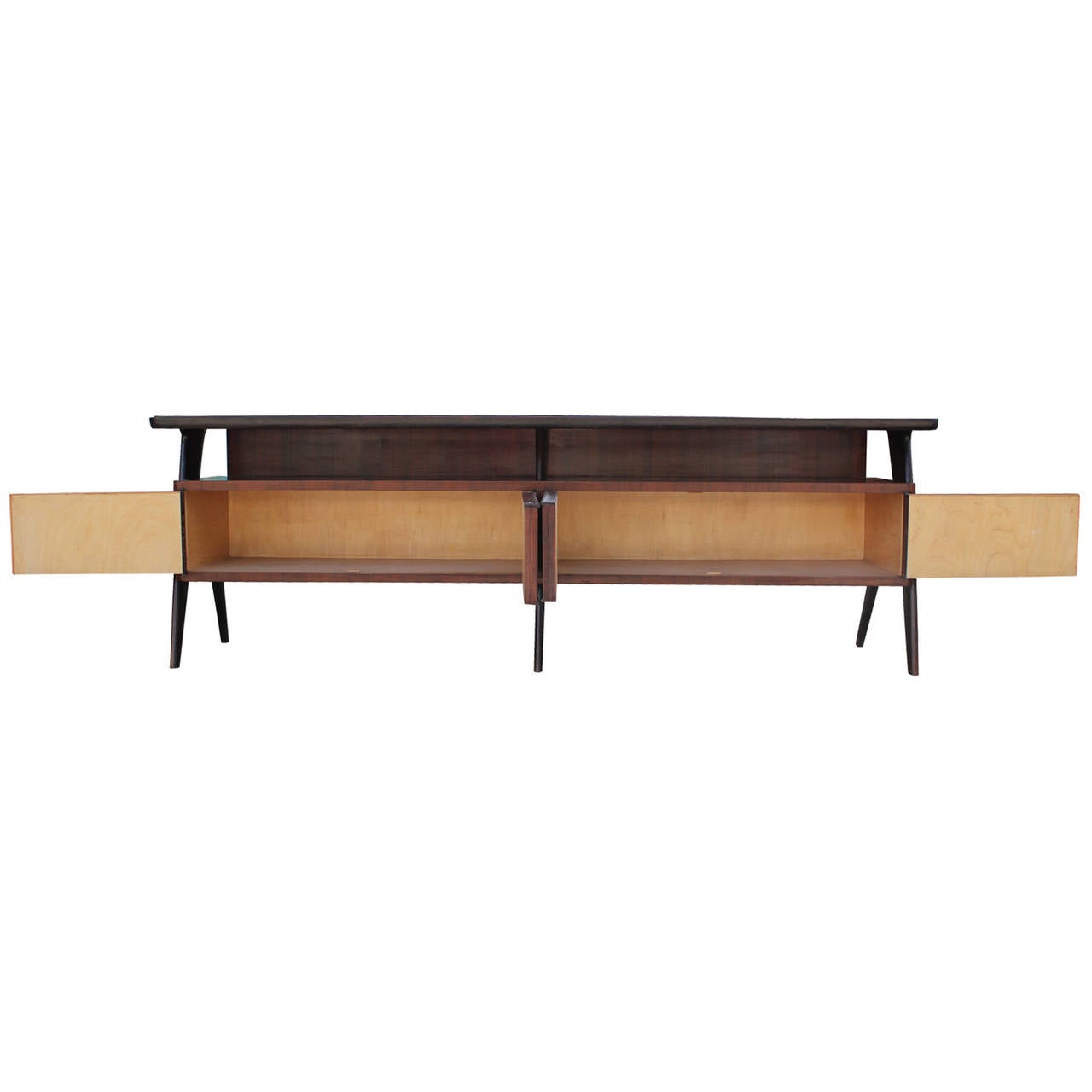 Mid-20th Century Impressive Mid-Century Modern Italian Sideboard in the Style of Vittorio Dassi