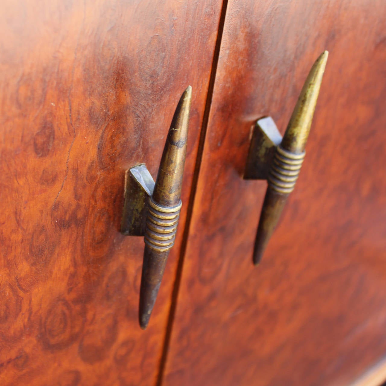 Monumental and Stunning Burl Italian Sideboard 1