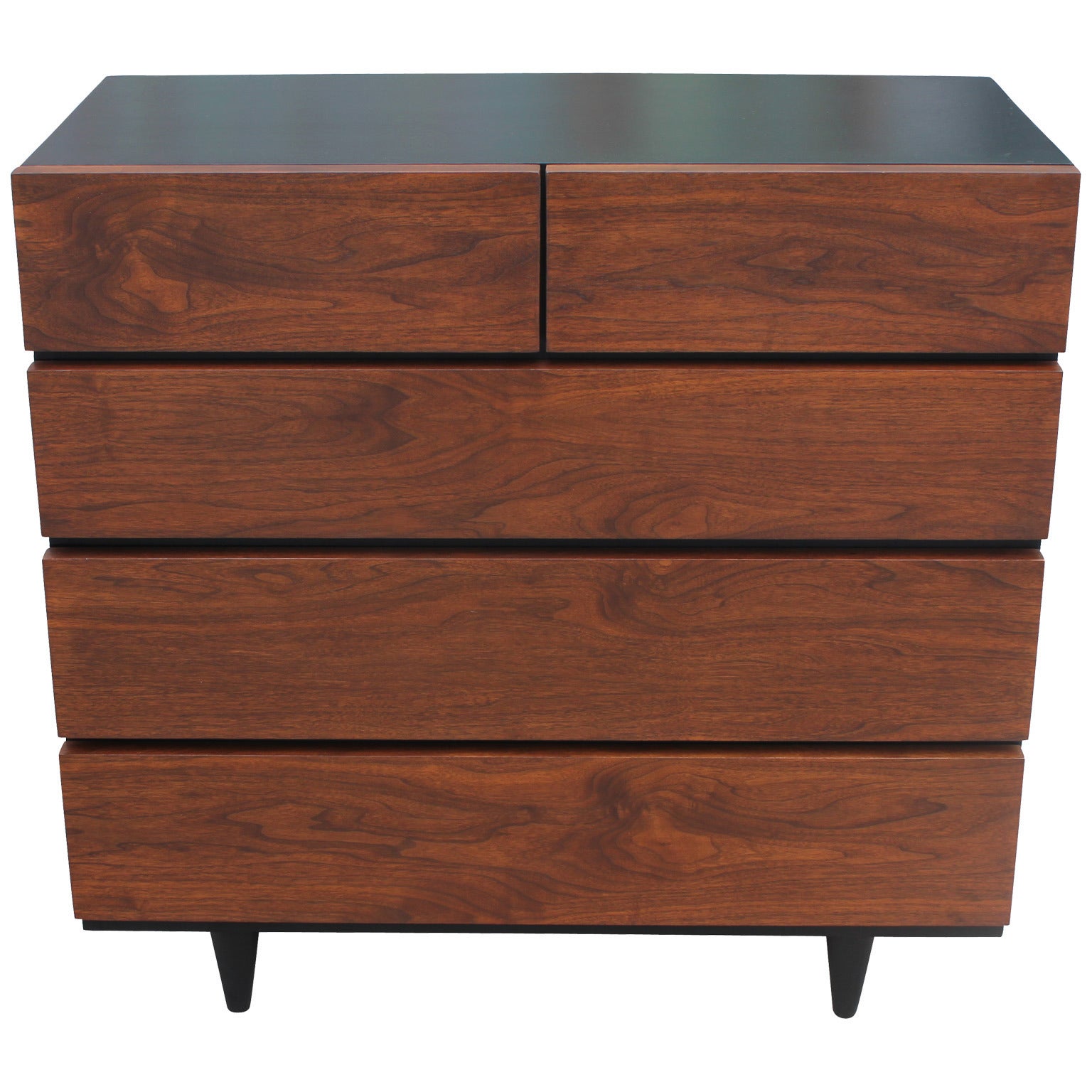 Sleek Two-Tone Dresser by American of Martinsville