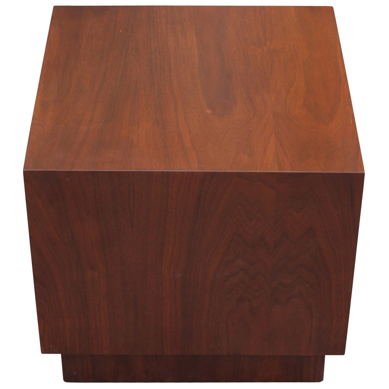 walnut cube table
