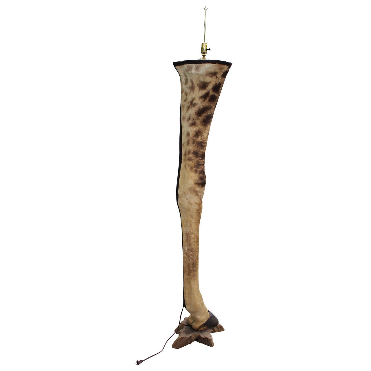 giraffe leg lamp