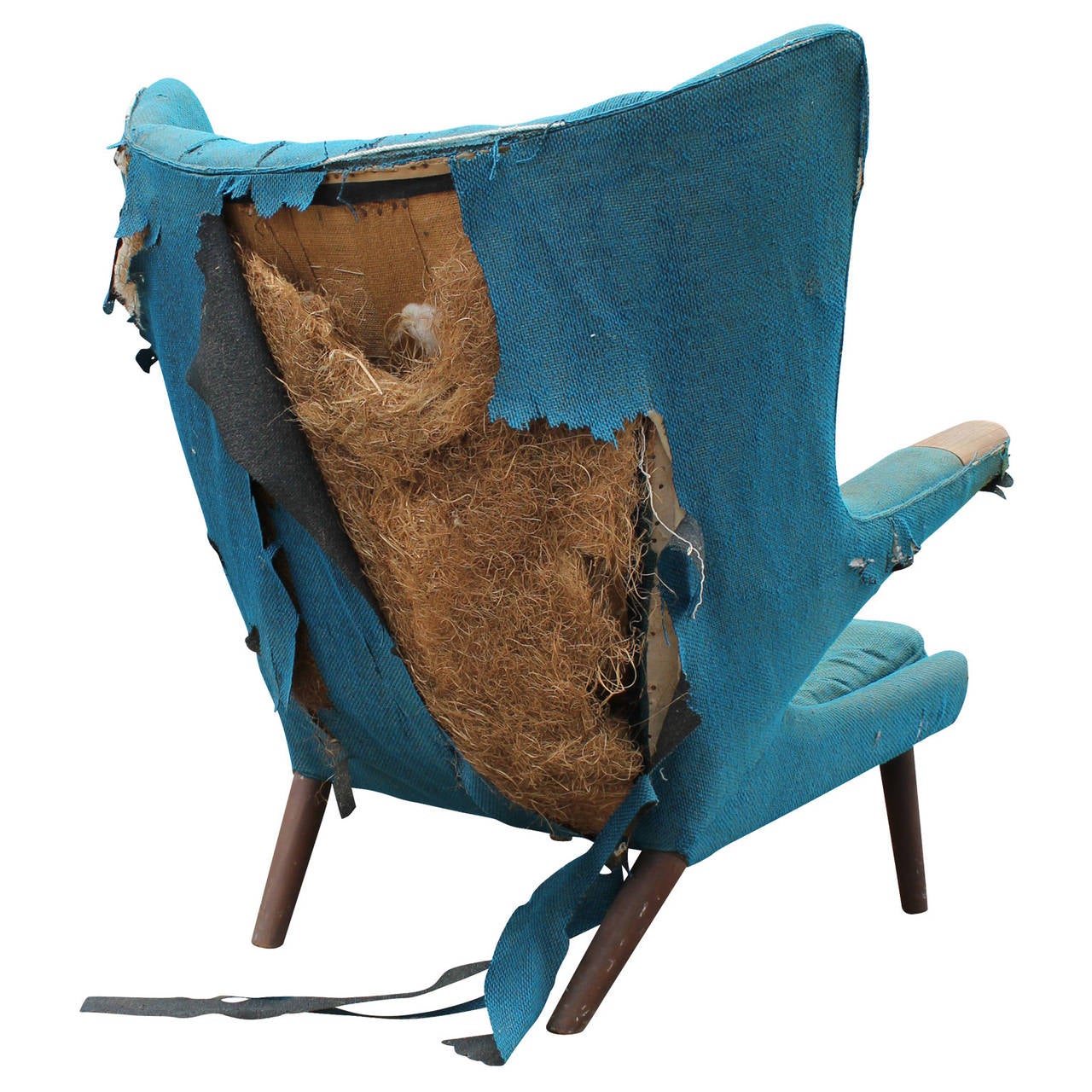 Teak Hans Wegner Papa Bear Chair COM